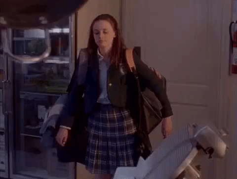 Rory Gilmore Dropping Backpacks